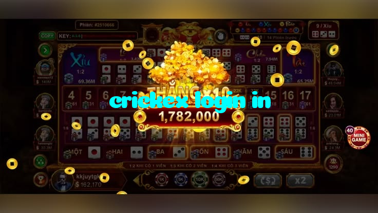 crickex login in casino presented on mobile device in Pakistan with slots and live games